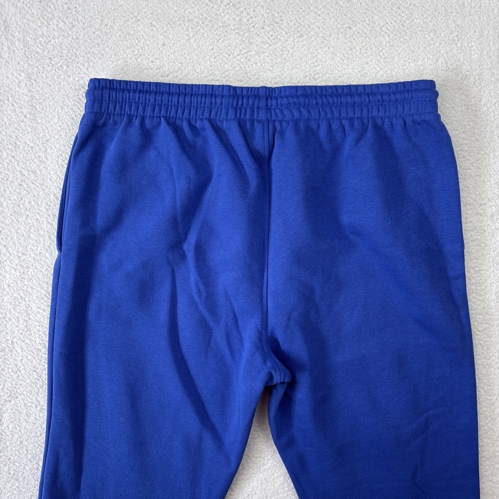 NEW REEBOK Mens Fleece Joggers Sweatpants XL Blue Athletic Pants Tapered Stretch - Picture 13 of 13